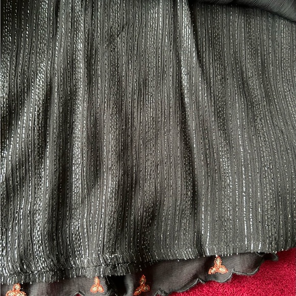 Free People Black Embroidered and Embellished Long Sleeve Dress - Picture 10 of 10